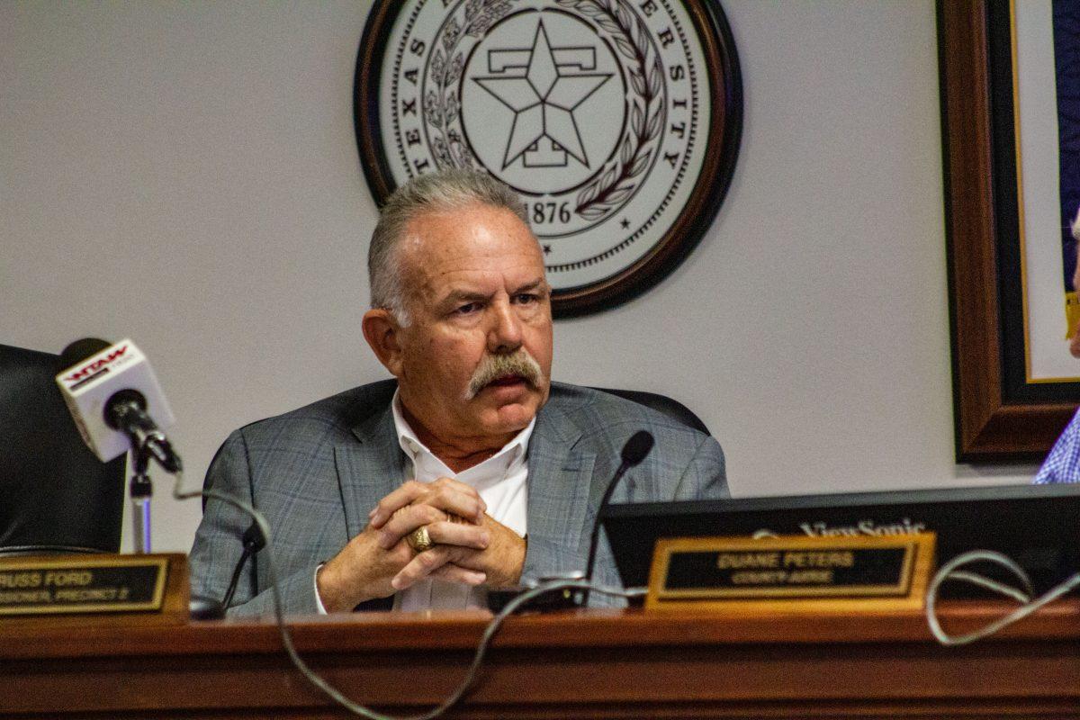 Precinct 2 Commissioner Russ Ford during a discussion of the tax code and 2022 tax rate at the Brazos County Administrative Building on Monday, Sept. 26, 2022
