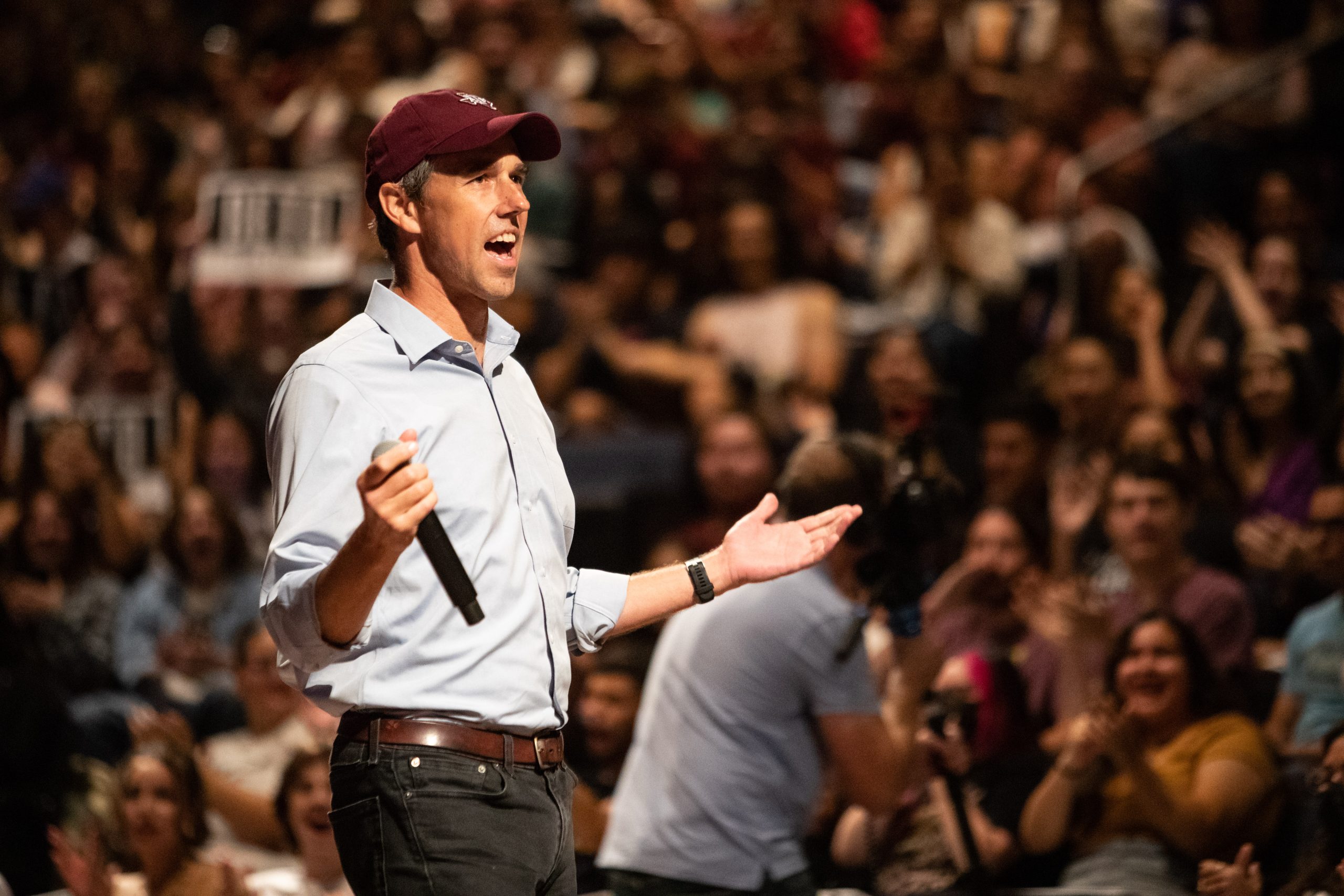 COVERAGE%3A+Beto+ORourke+visits+Texas+A%26M