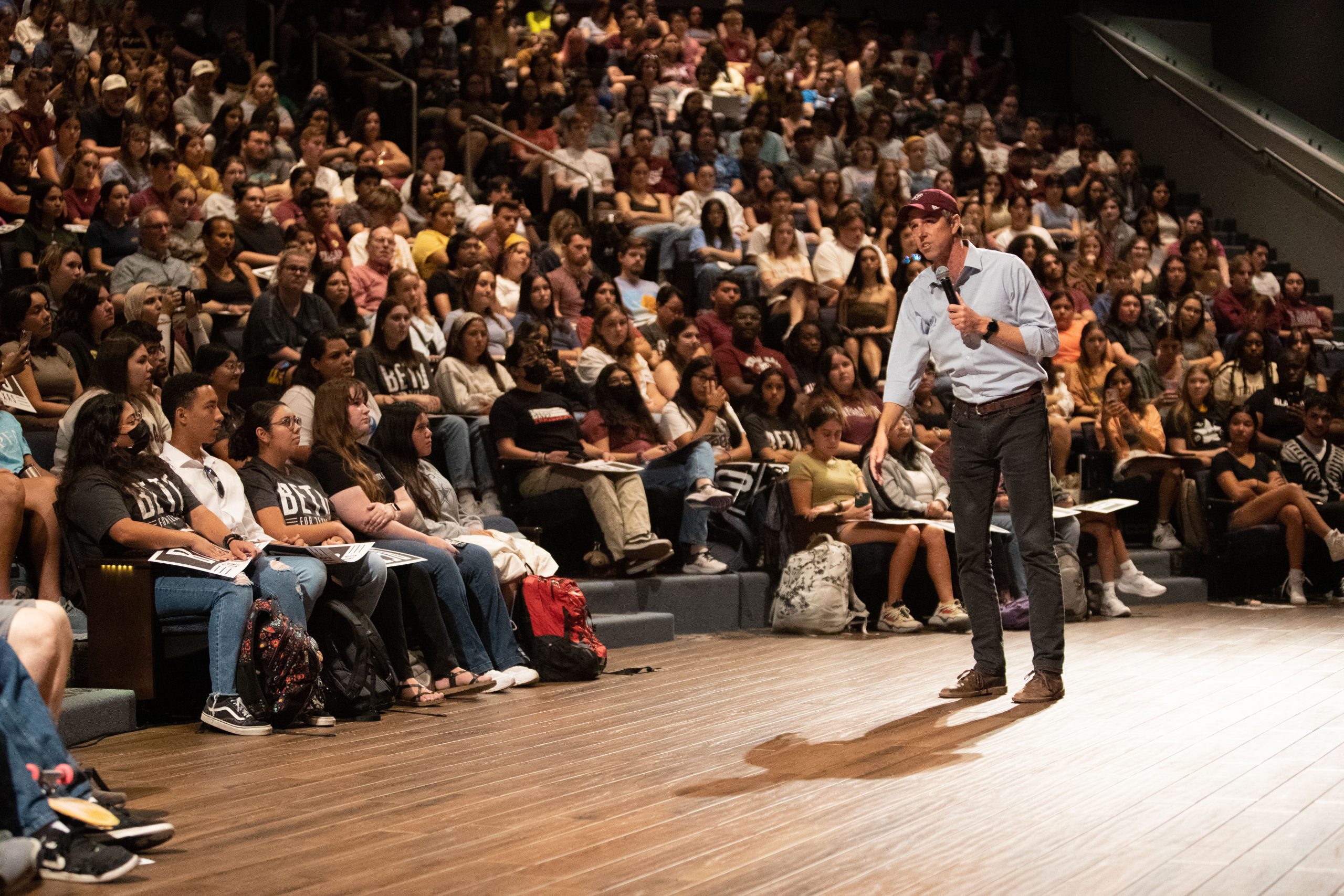 COVERAGE: Beto O'Rourke visits Texas A&M