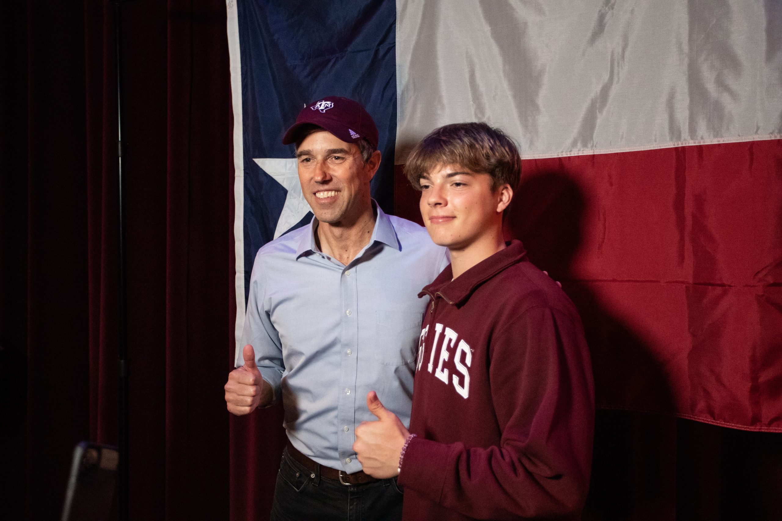 COVERAGE%3A+Beto+ORourke+visits+Texas+A%26M