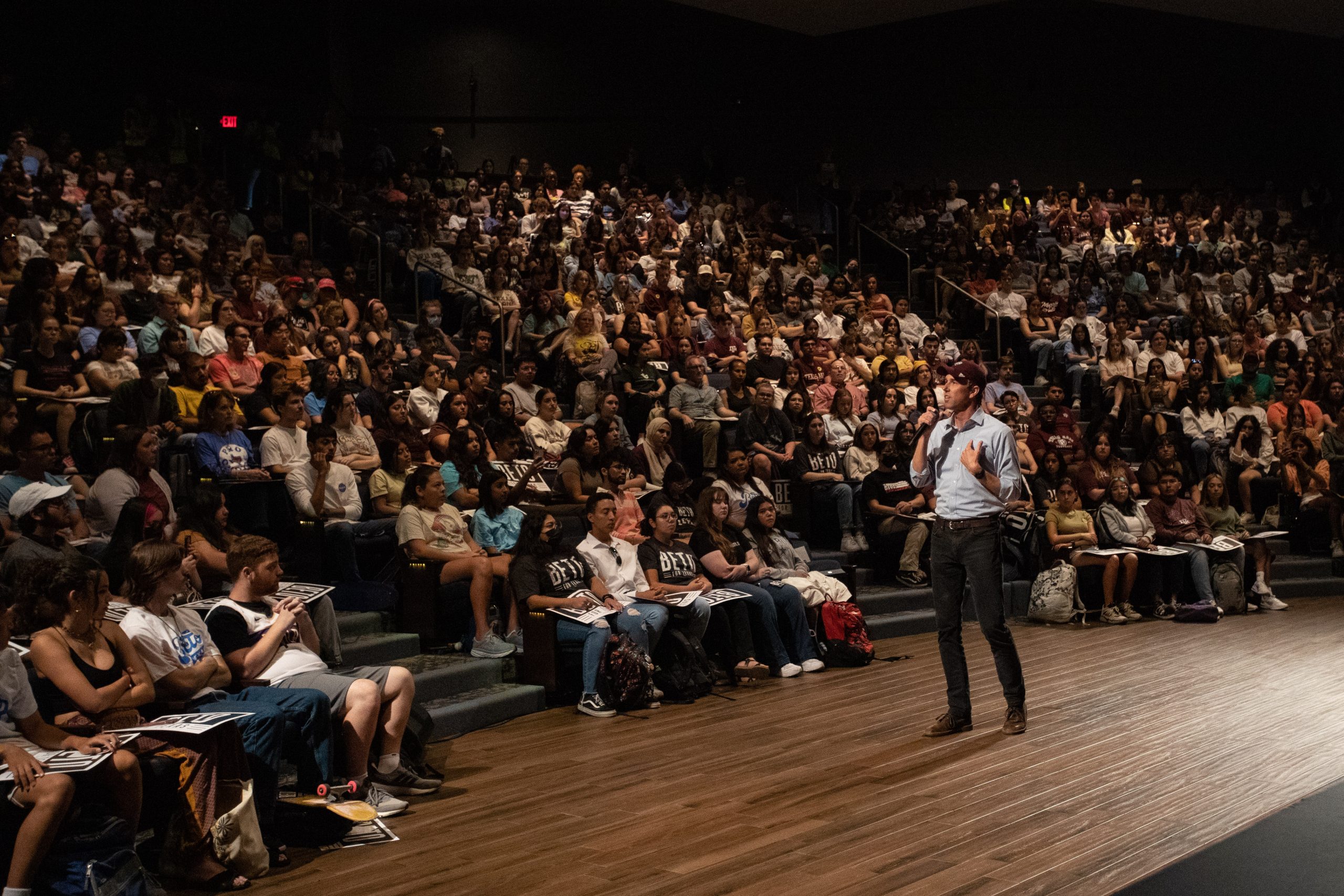 COVERAGE%3A+Beto+ORourke+visits+Texas+A%26M