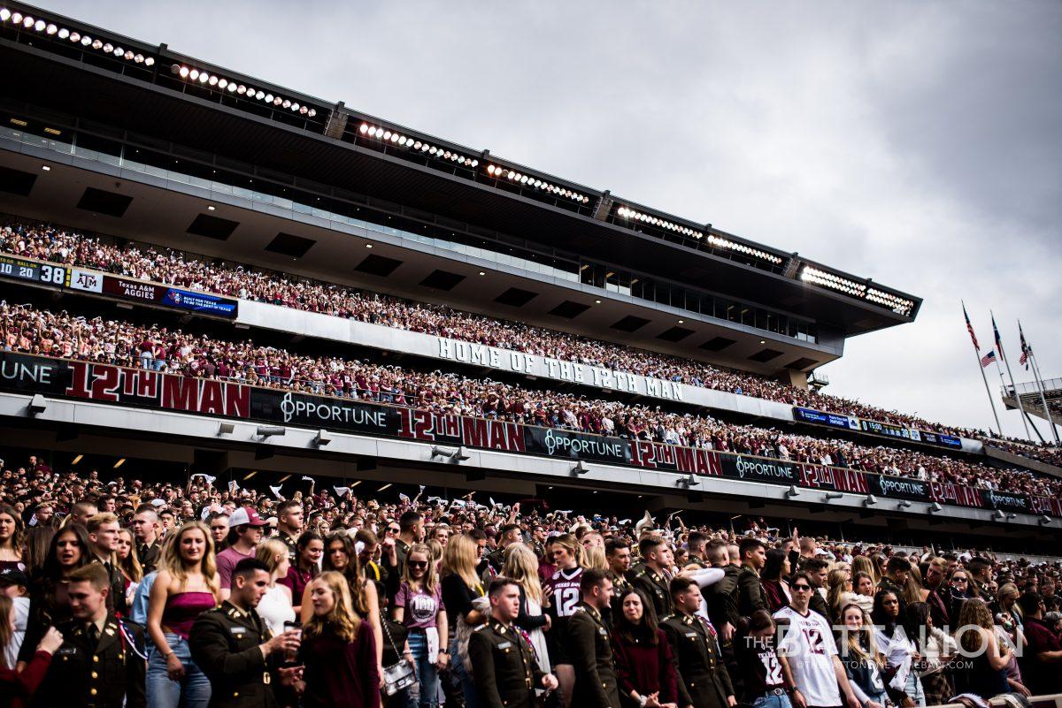 Given latest A&M enrollment numbers, announced Thursday, Sept. 22, enrolled students could fill approximately three-quarters of Kyle Fields total seating capacity.