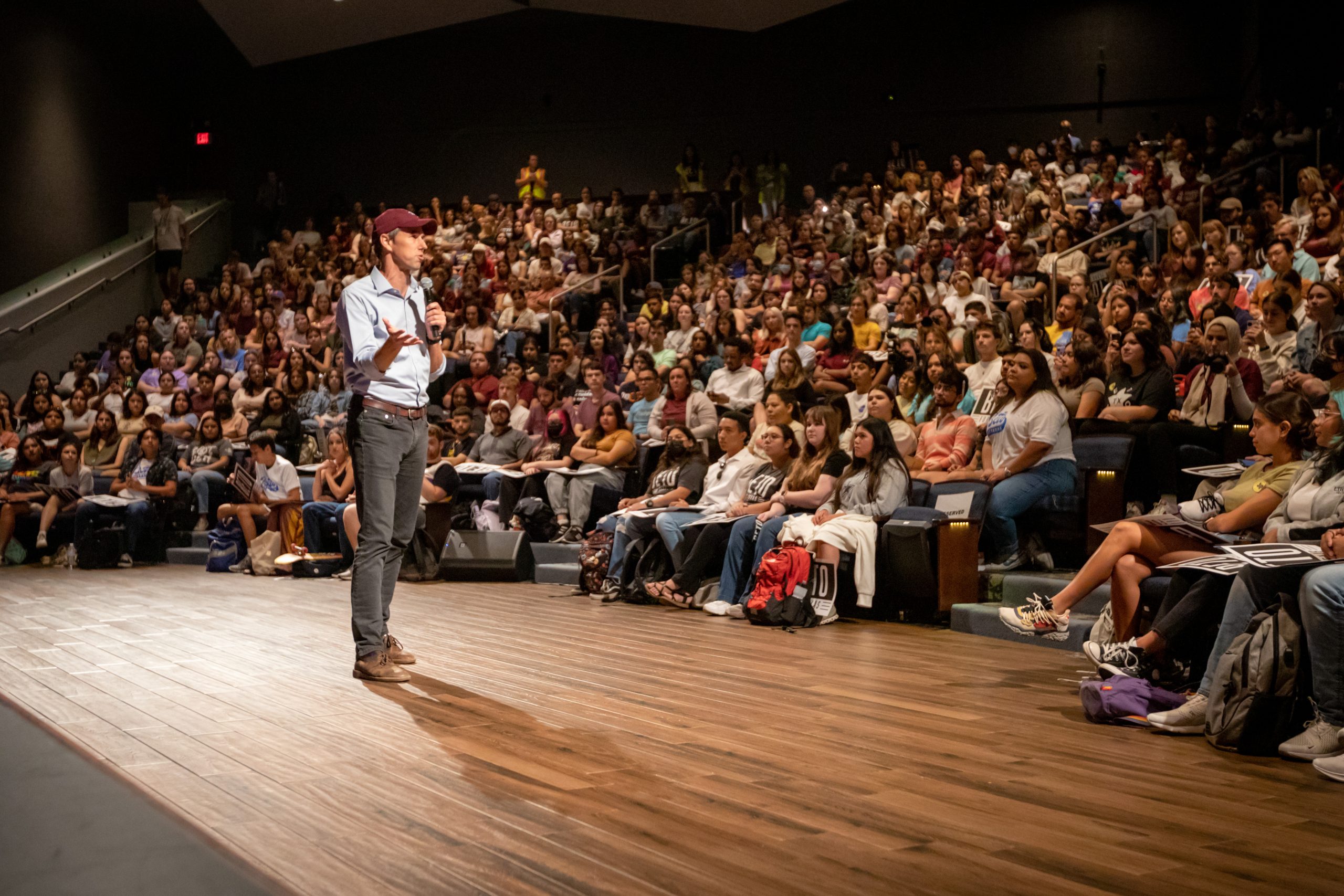 COVERAGE%3A+Beto+ORourke+visits+Texas+A%26M