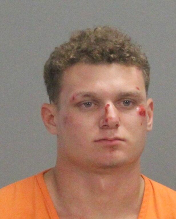 Animal science sophomore Kobe McAdoo mugshot after being arrested for public intoxication, burglary of a building and burglary of a vehicle. 