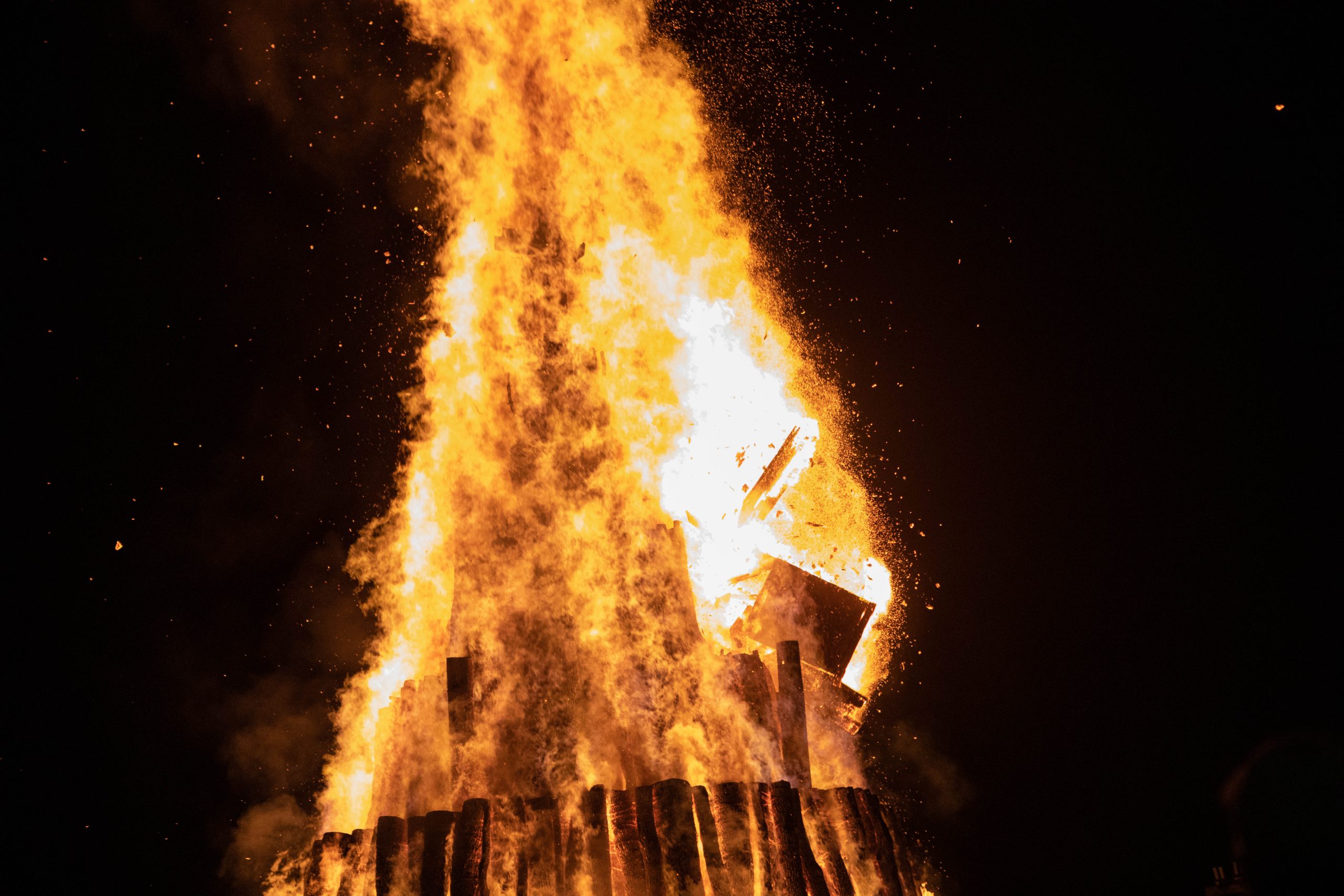 COVERAGE: Student Bonfire burn 2023