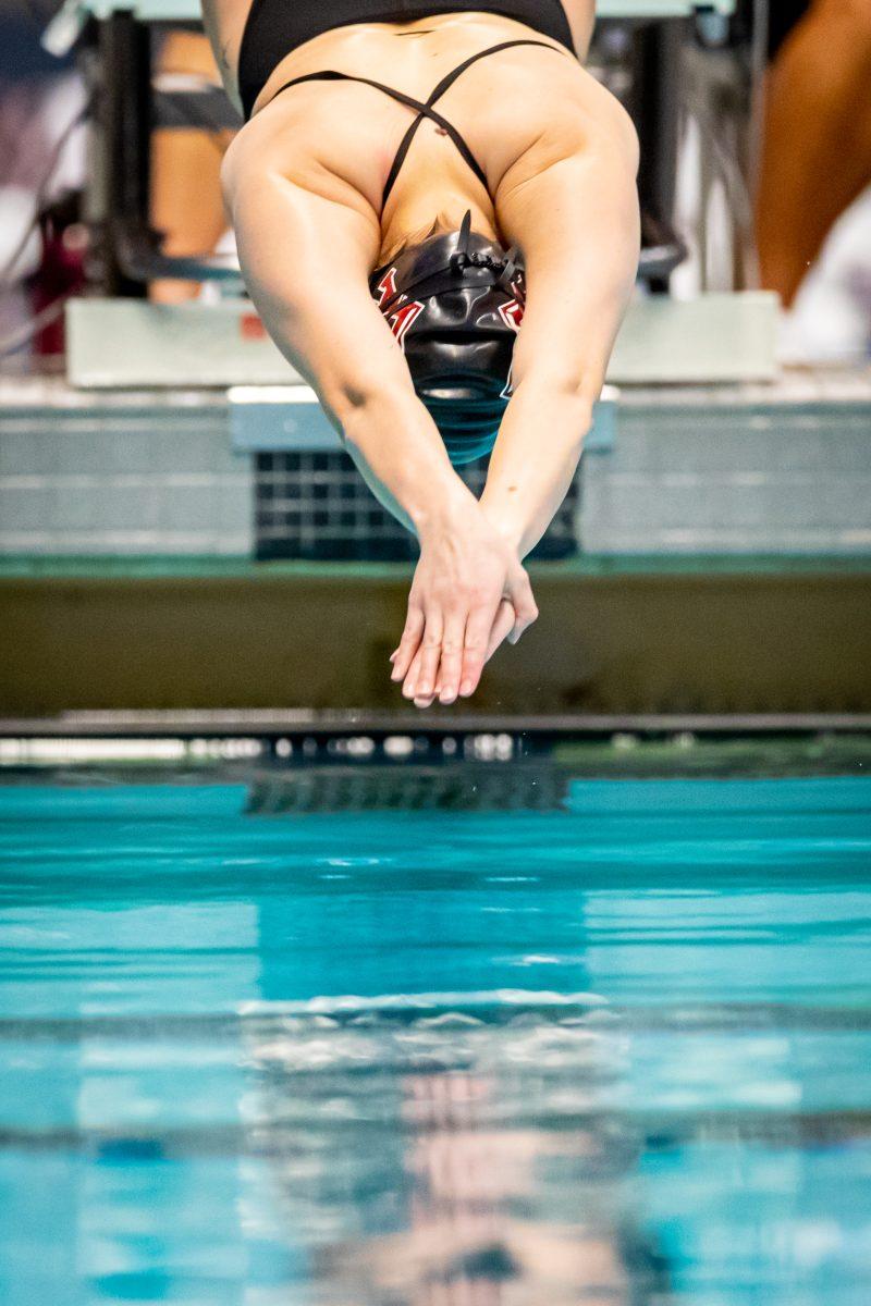 Junior+Danielle+Gonzales+starts+in+the+100+yard+breaststroke+during+Texas+A%26amp%3BMs+meet+against+Rice+at+the+Rec+Center+Natatorium+on+Saturday%2C+Dec.+3%2C+2022.