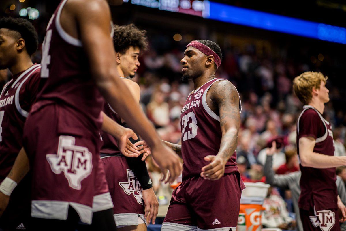 Senior+G+Tyrece+Radford+%2823%29+walks+out+of+the+game+for+the+last+time+during+a+game+vs.+Alabama+on+March+12%2C+2023+at+Bridgestone+Arena+in+Nashville+Tennessee.