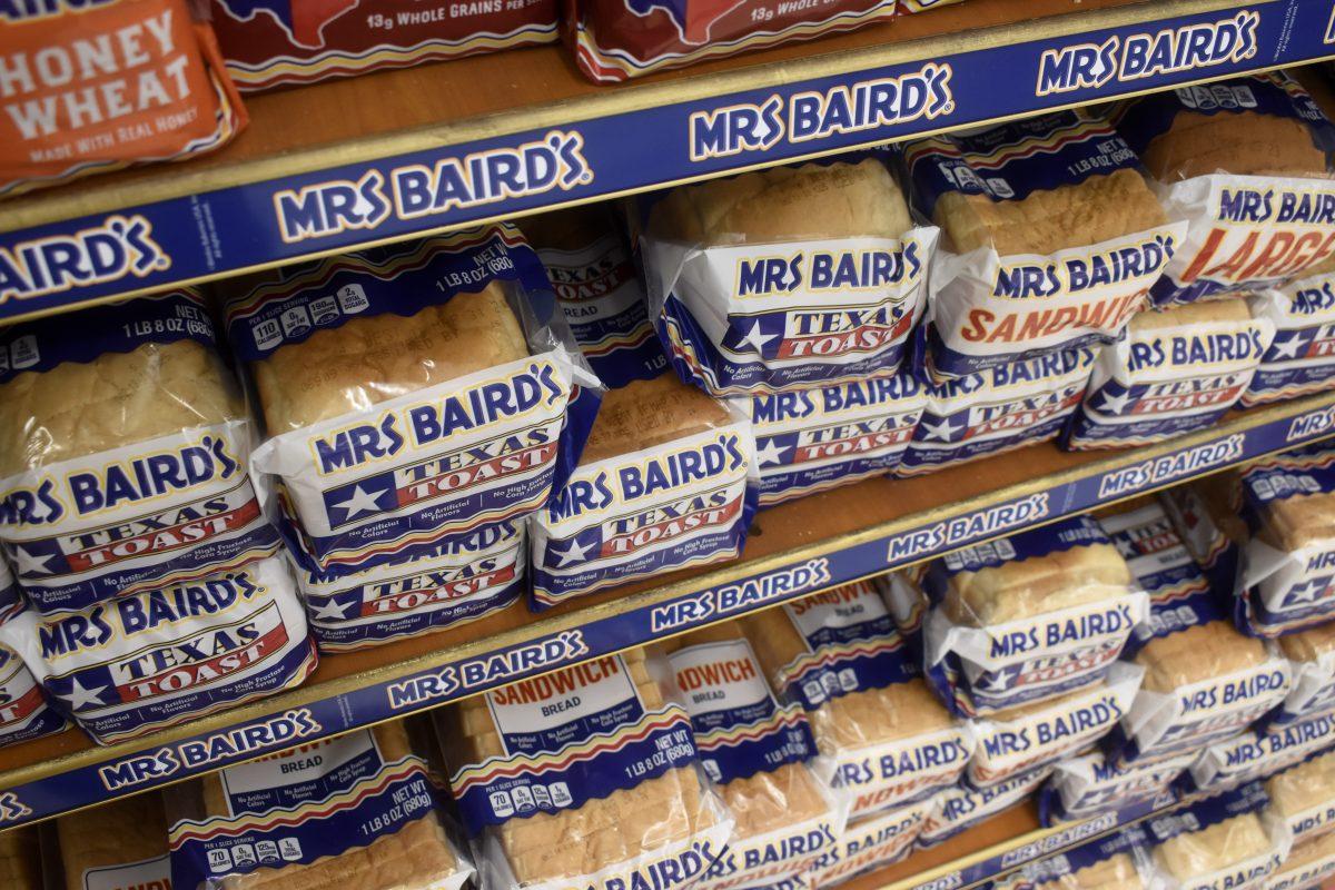 Racks of bread at the 99 Cent Store on Saturday, March 18, 2023. 