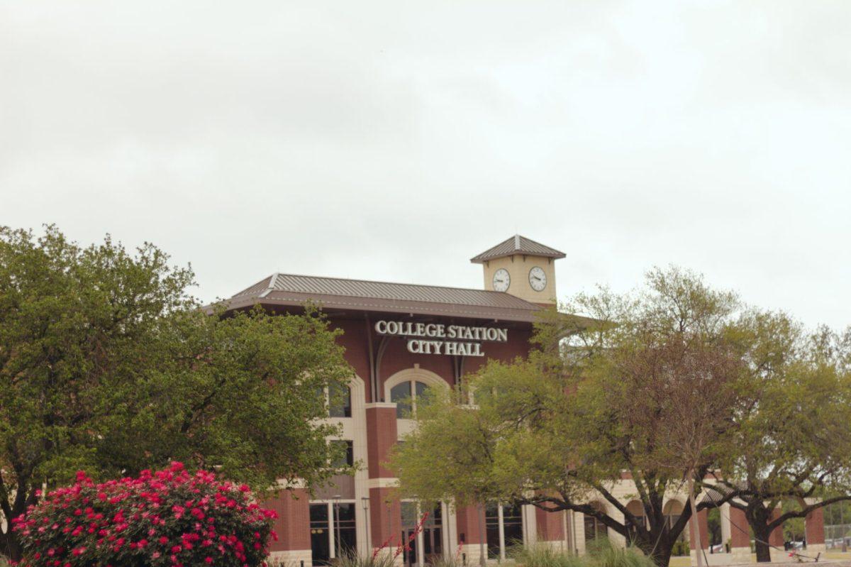 College Station City Hall on Texas Avenue on Wednesday, April 19, 2023.&#160;