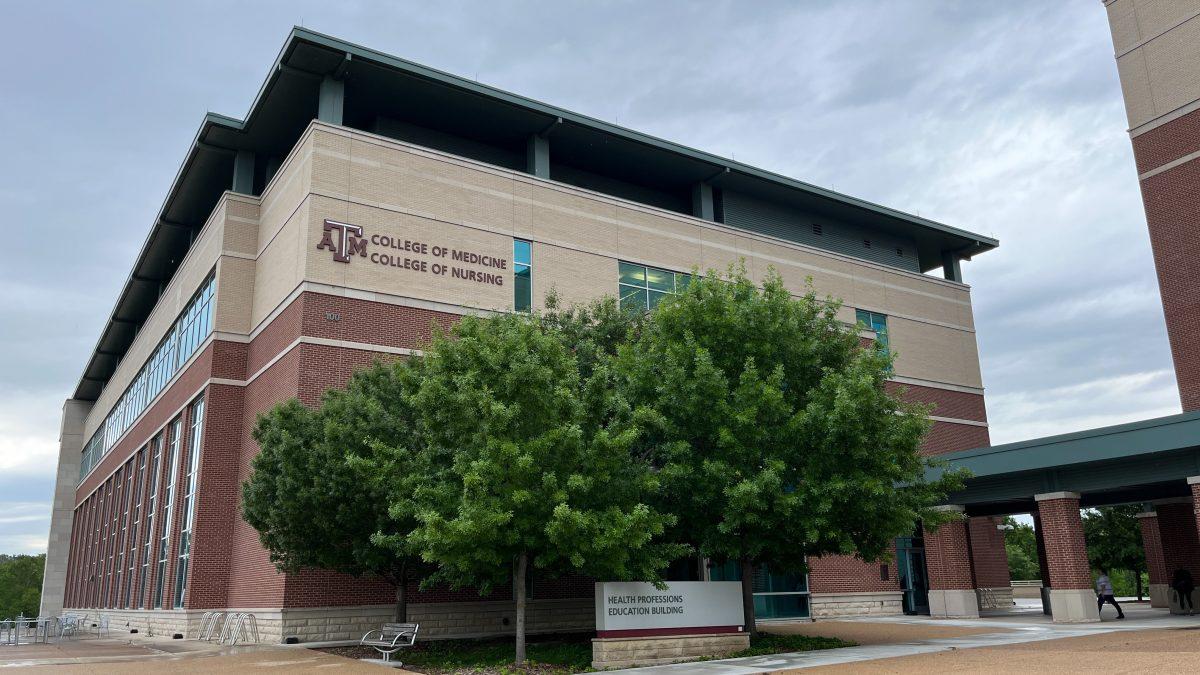 A building at the Texas A&M University Health Science Center on Tuesday, April 18, 2023. 