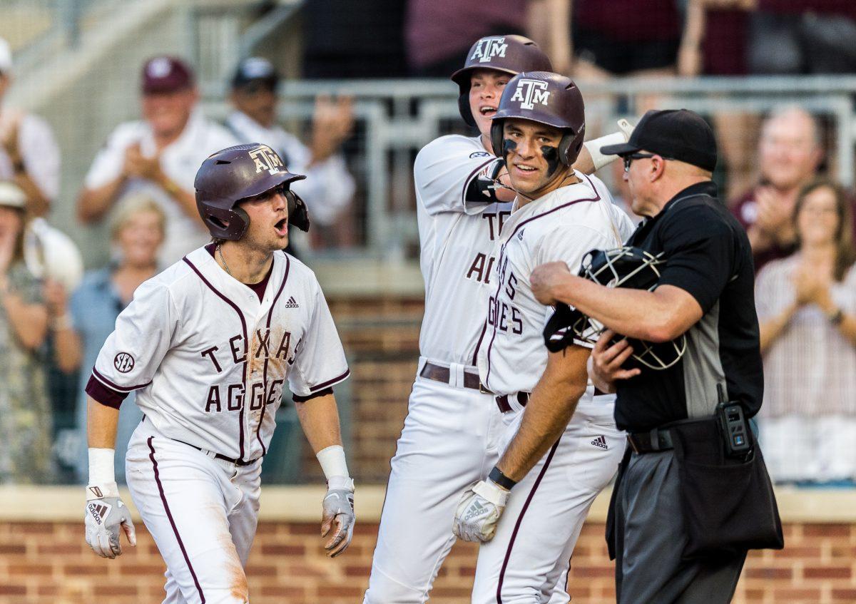 Junior+INF+Trevor+Werner+%2828%29+walks+toward+the+dugout+after+scoring+his+second+home+run+during+a+game+vs.+Alabama+on+Friday%2C+May+12%2C+2023.
