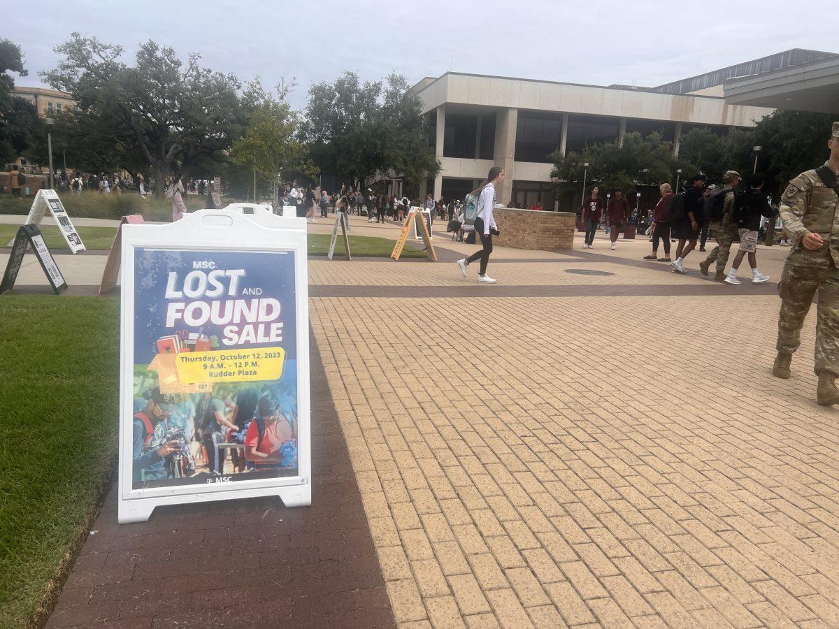After holding over 12,000 items longer than 90 days, the MSC Lost and Found will sell the unclaimed items on Oct. 12 from 9 a.m. to noon.