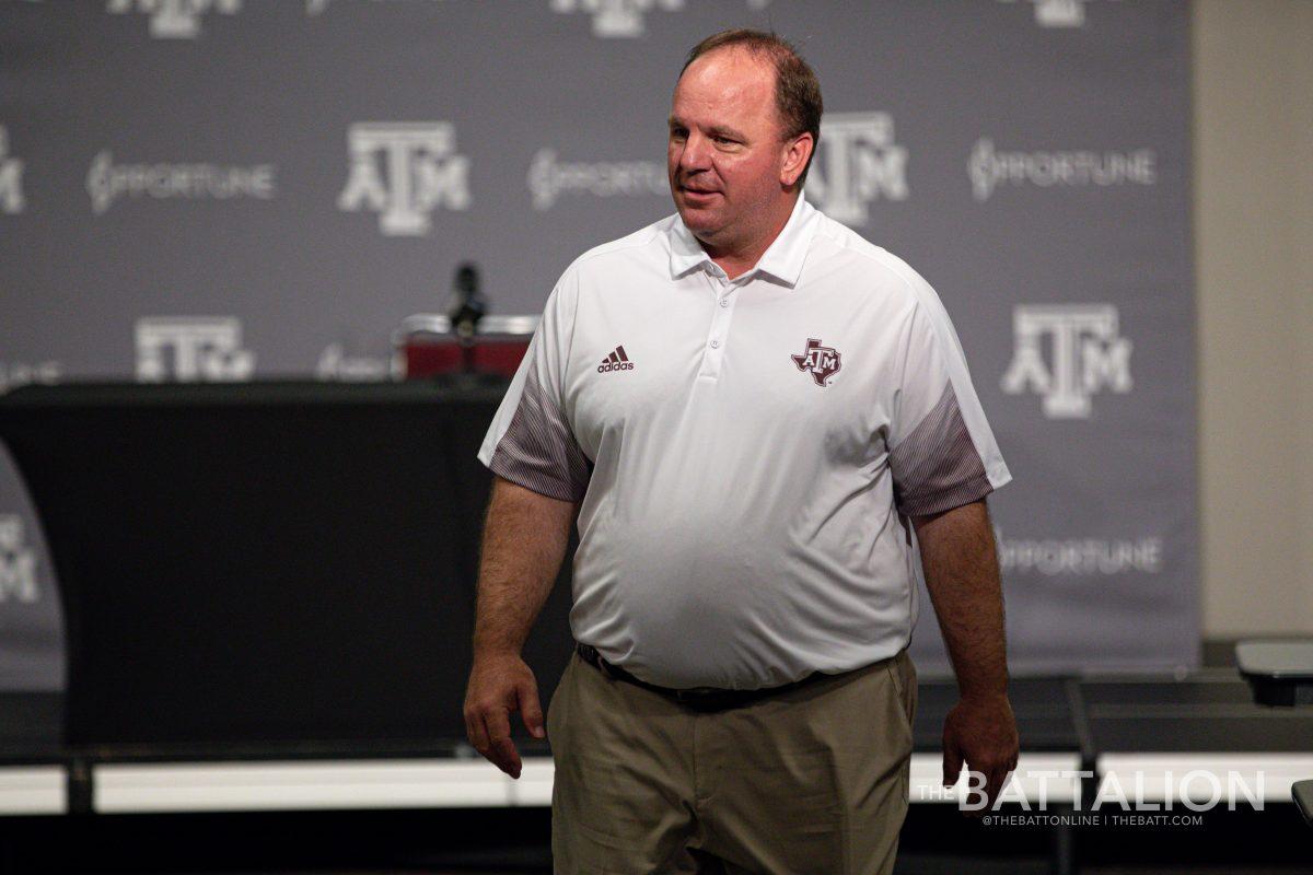 Defensive Coordinator/Safeties coach Mike Elko will be entering into his fourth season with the Aggies. 