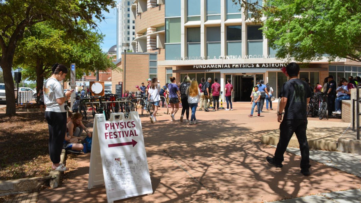 Guests visit the Texas A&M University 2023 Physics & Engineering Festival on April 1, 2023.
