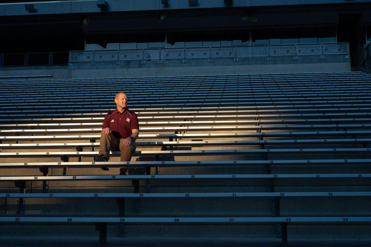  Nick McKenna, assistant athletics director at A&M, works with a team of skilled turfgrass students and professionals to keep sports fields safe and consistent for student-athletes.