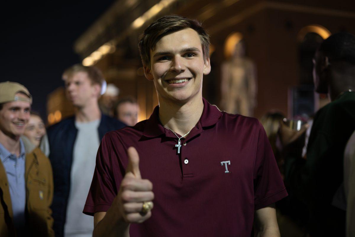 Junior Finance major Cade Coppinger elected as Student Body President for 2024-2025 school year. (Adriano Espinosa/The Battalion)