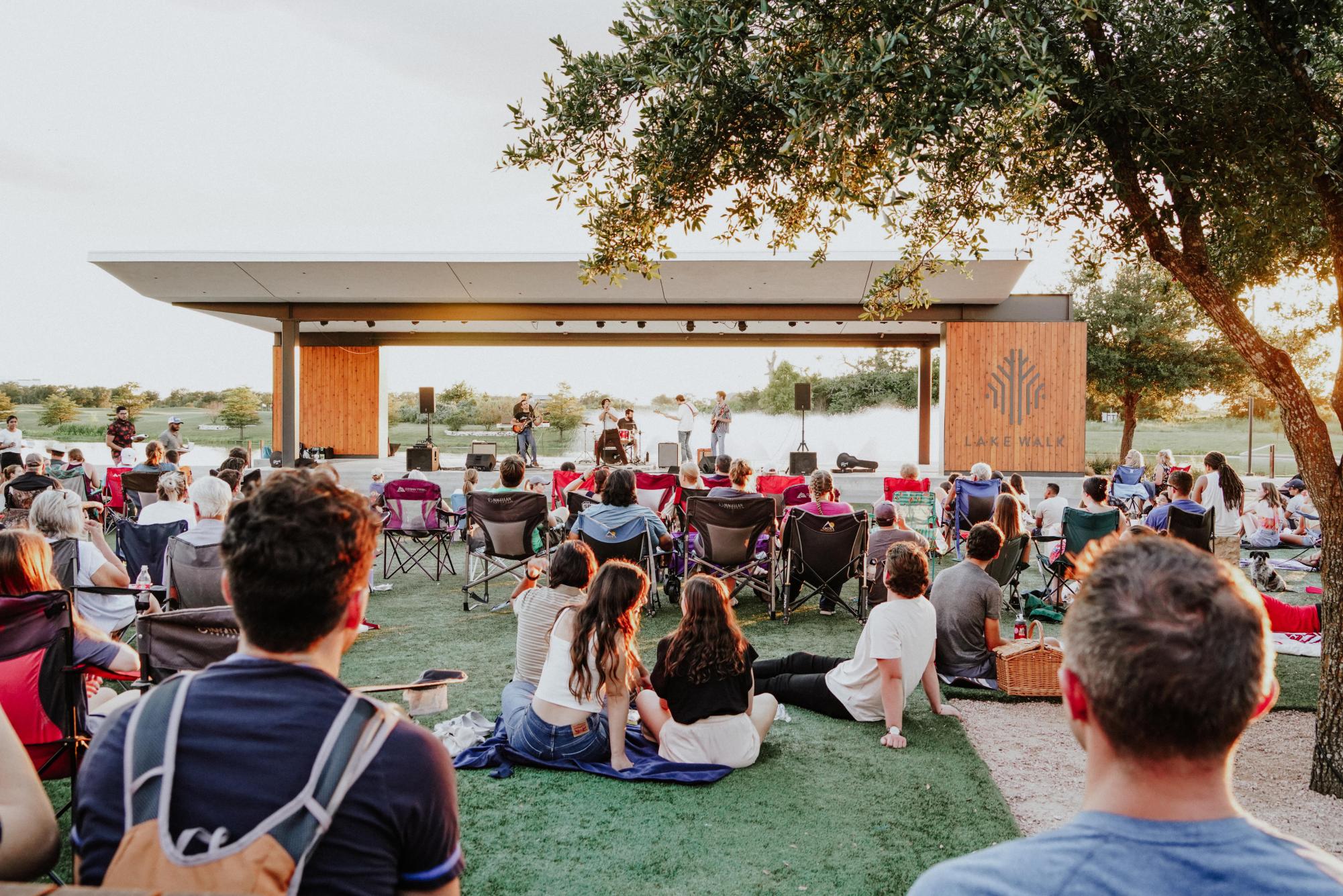 Eats & Beats at Lake Walk features live music and food trucks for the perfect outdoor concert.