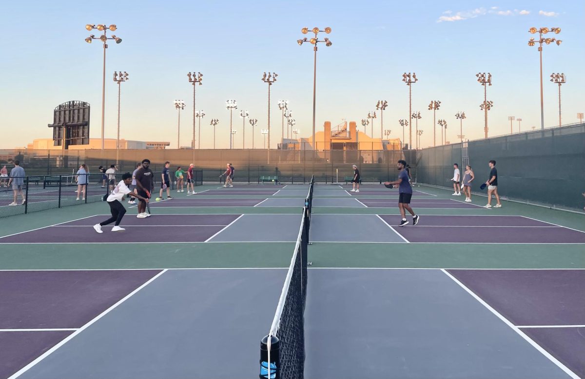 The doubles competitive intramural pickleball team Dinky of kinesiology senior Ananya Luthria and industrial engineering senior Devadath Nair will compete with other playoff finalists Sept. 30 through Oct. 2.