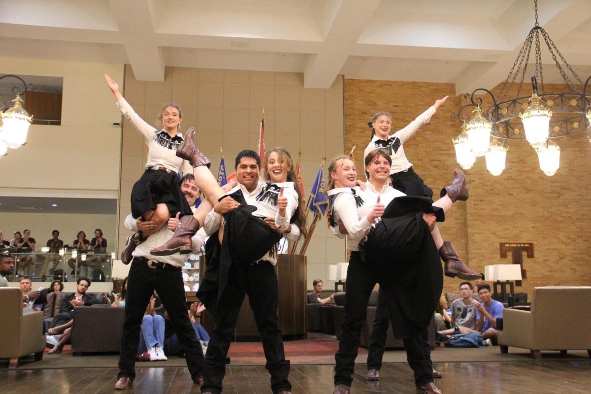 Aggie Wranglers pose during a performance at MSC Open House on Sunday, Aug. 25. (Photo courtesy of Dixon Ponce)