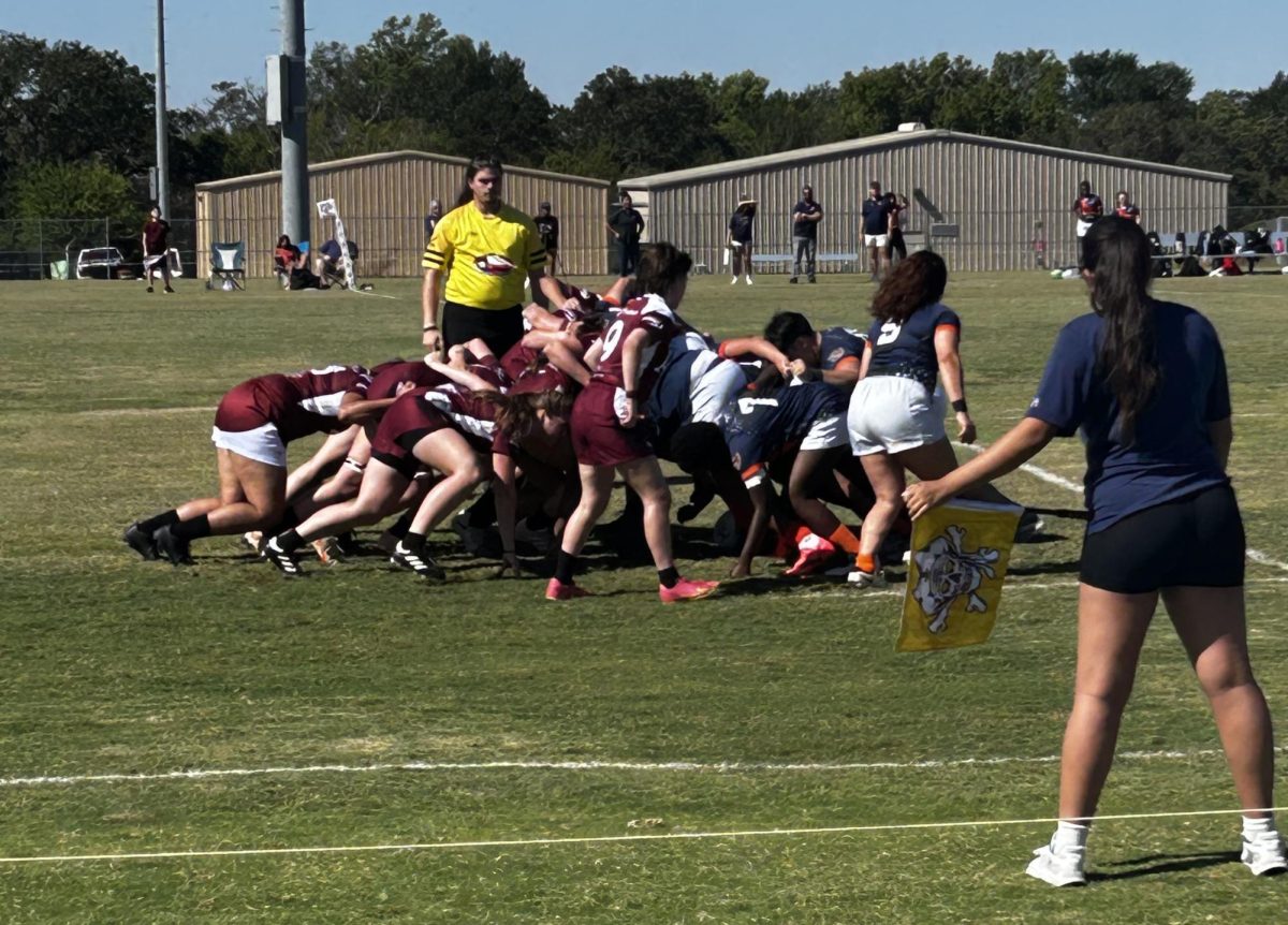 A&M women’s rugby in a scrimmage vs. UTSA on Sept. 28, 2024, at Penberthy Rec Sports Complex.