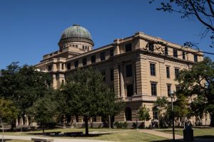 The Academic Building in Academic Plaza on Thursday, October 17, 2024.