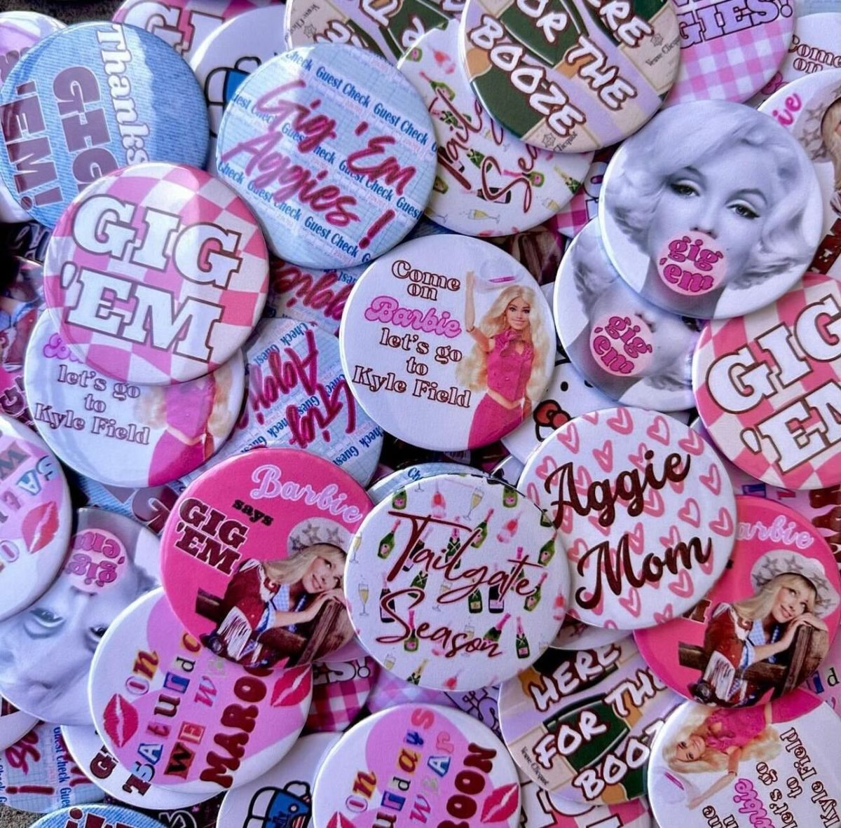 A collection of Princess Creation buttons. (Photo courtesy of Melissa Cubas).