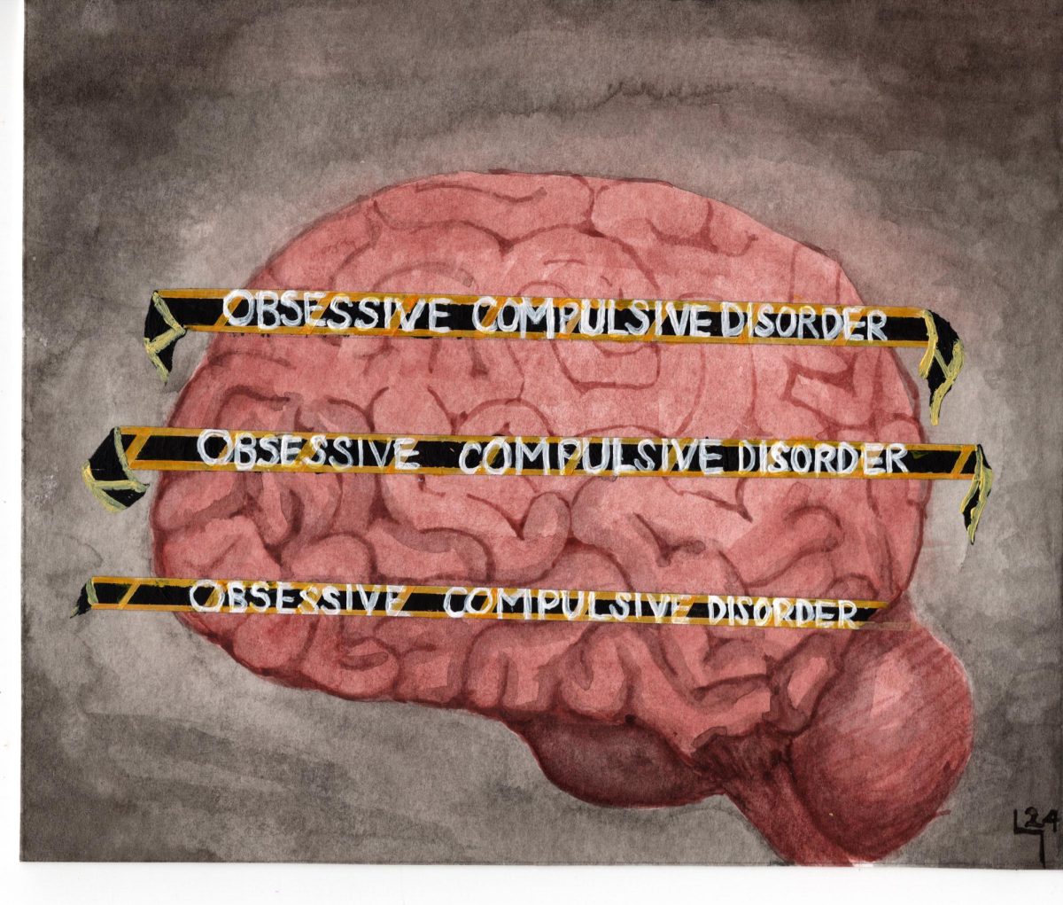 Did TikTok make you OCD? Opinion writer Kaleb Blizzard argues that the overuse of labels for diagnosable mental conditions can cause serious issues for those suffering from real mental problems. (Graphic by Corynn Young)