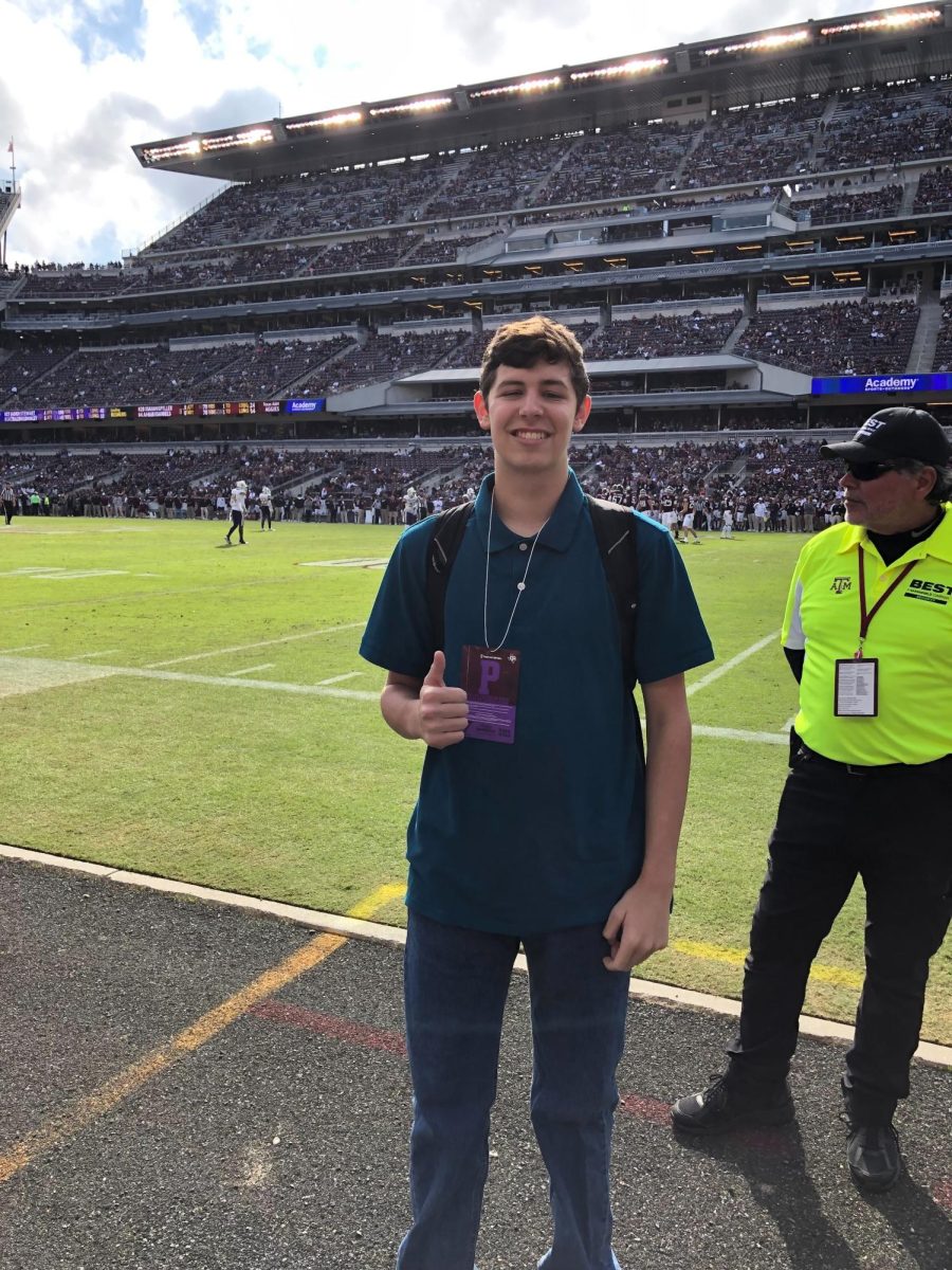 Sports editor Luke White's first coverage of a Texas A&M football game when A&M played Prairie View A&M on Nov. 20, 2021.