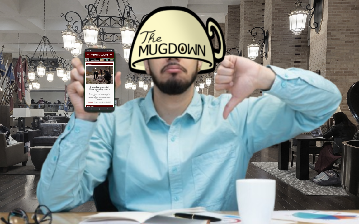 Today we EXPOSE The Mugdown! Opinion editor Charis Adkins sat down with The Mugdown’s editorial team in an exclusive interview to spill the tea on A&M’s “satirical” “publication.”