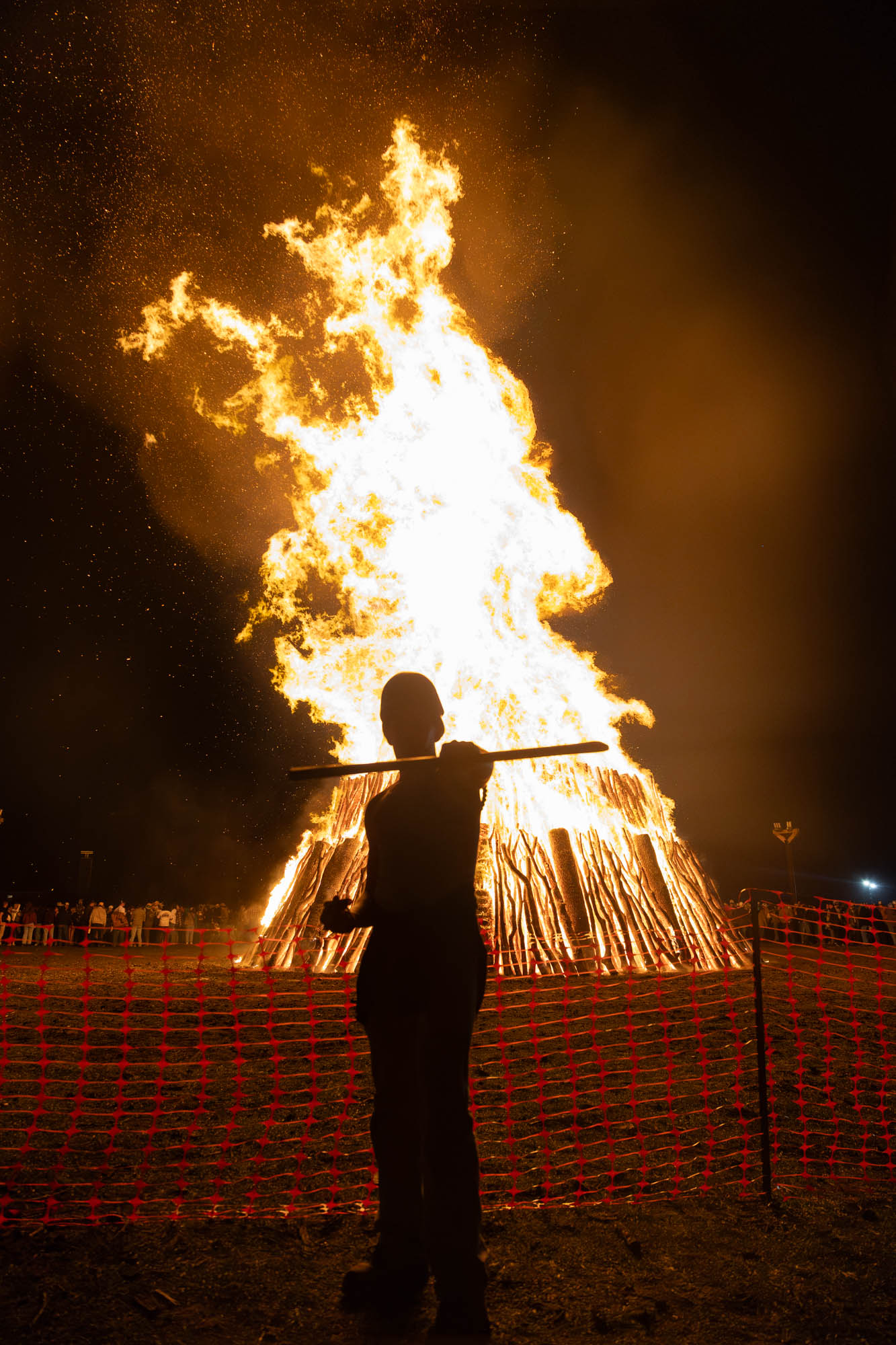 Student Bonfire finally burns bright