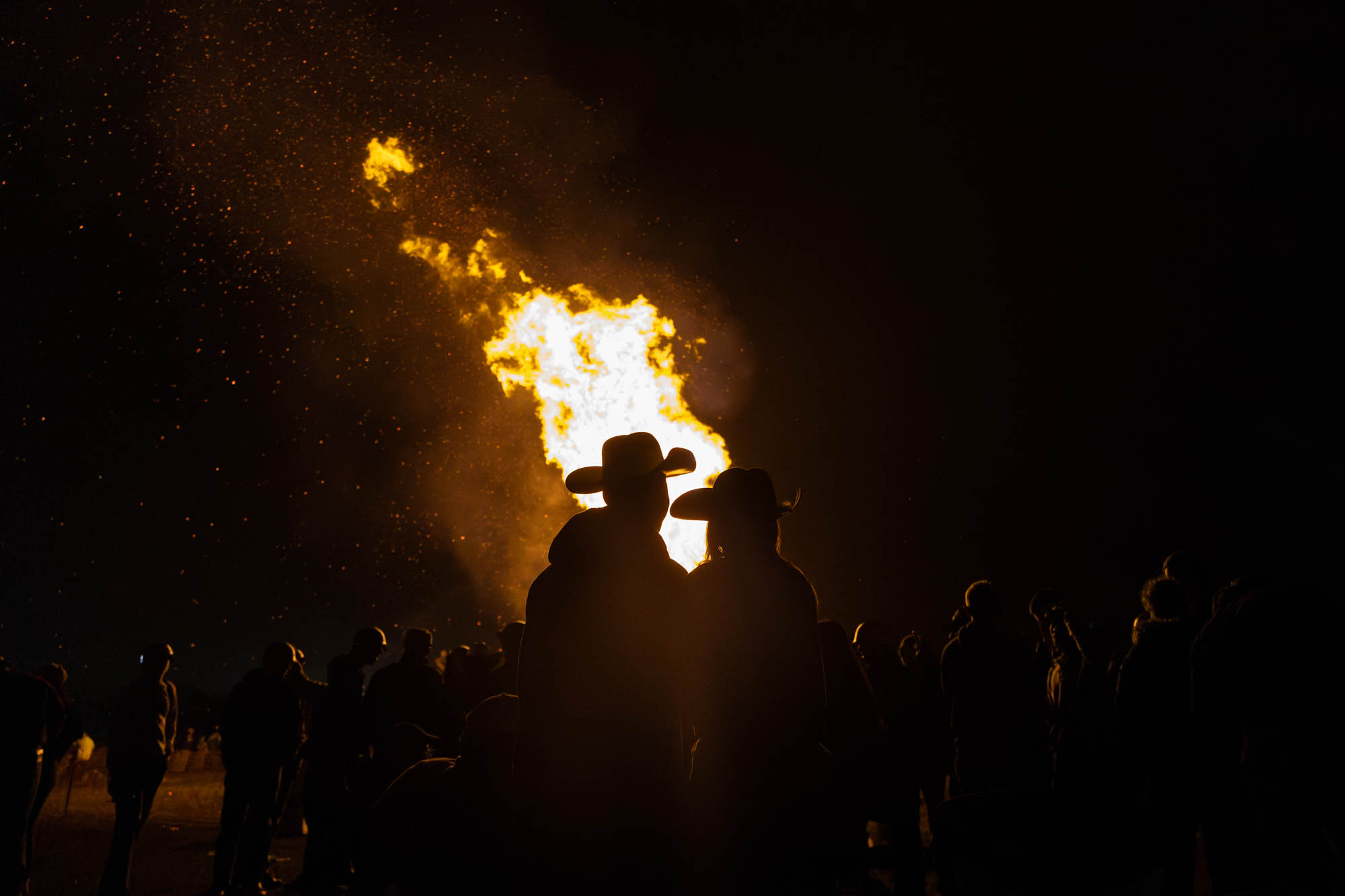 Student Bonfire finally burns bright