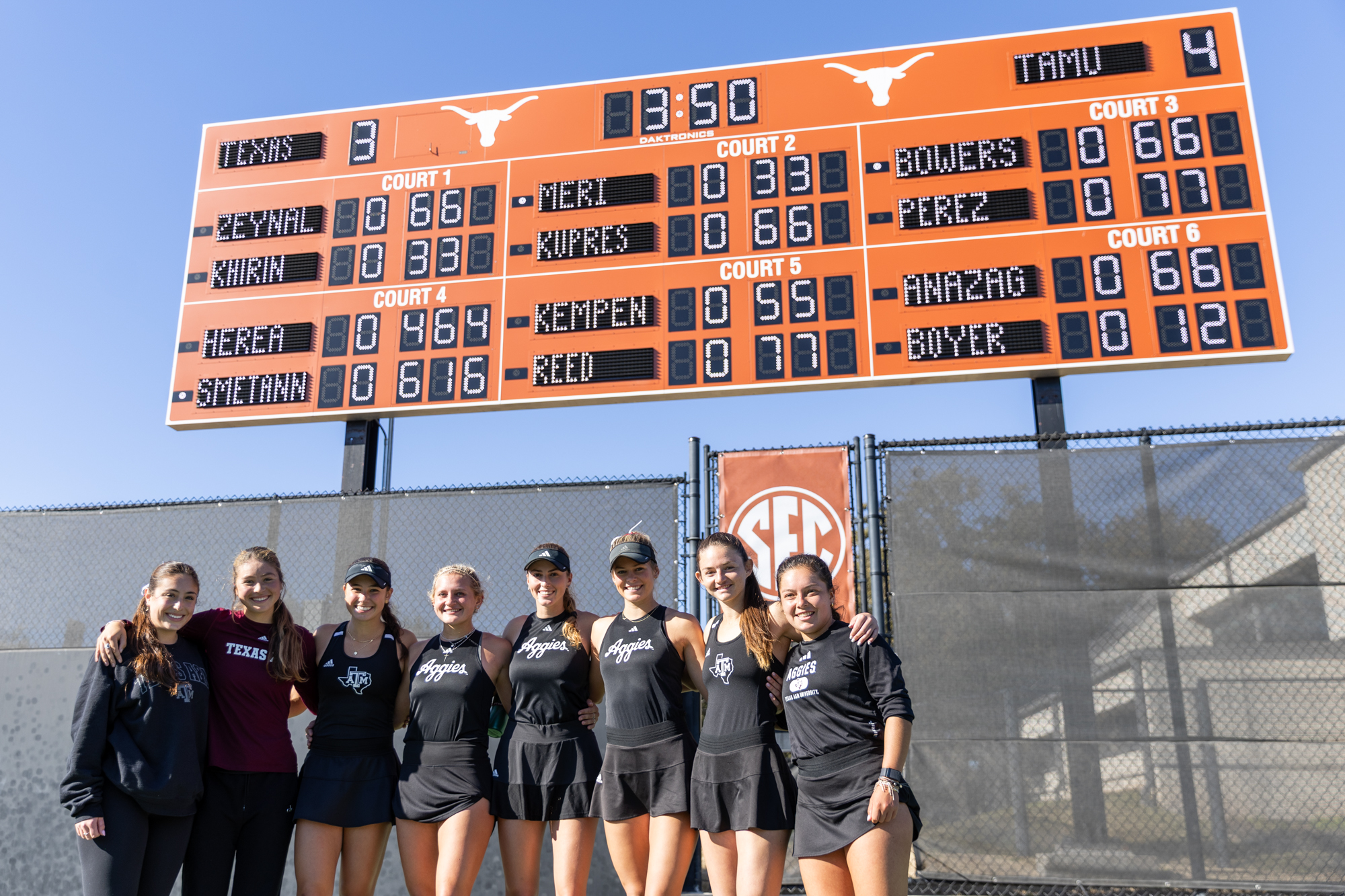 GALLERY: Women's Tennis vs. Texas